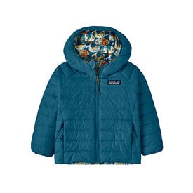 Patagonia Patagonia Baby Reversible Down Sweater Hoody - Blubby: Glacial Blue