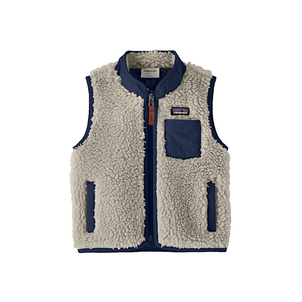 Patagonia Patagonia - Baby Retro-X Vest - Dark Natural/New Navy