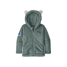 Patagonia Patagonia - Baby Furry Friends Hoody - Curious Seal Patch: Cover Green