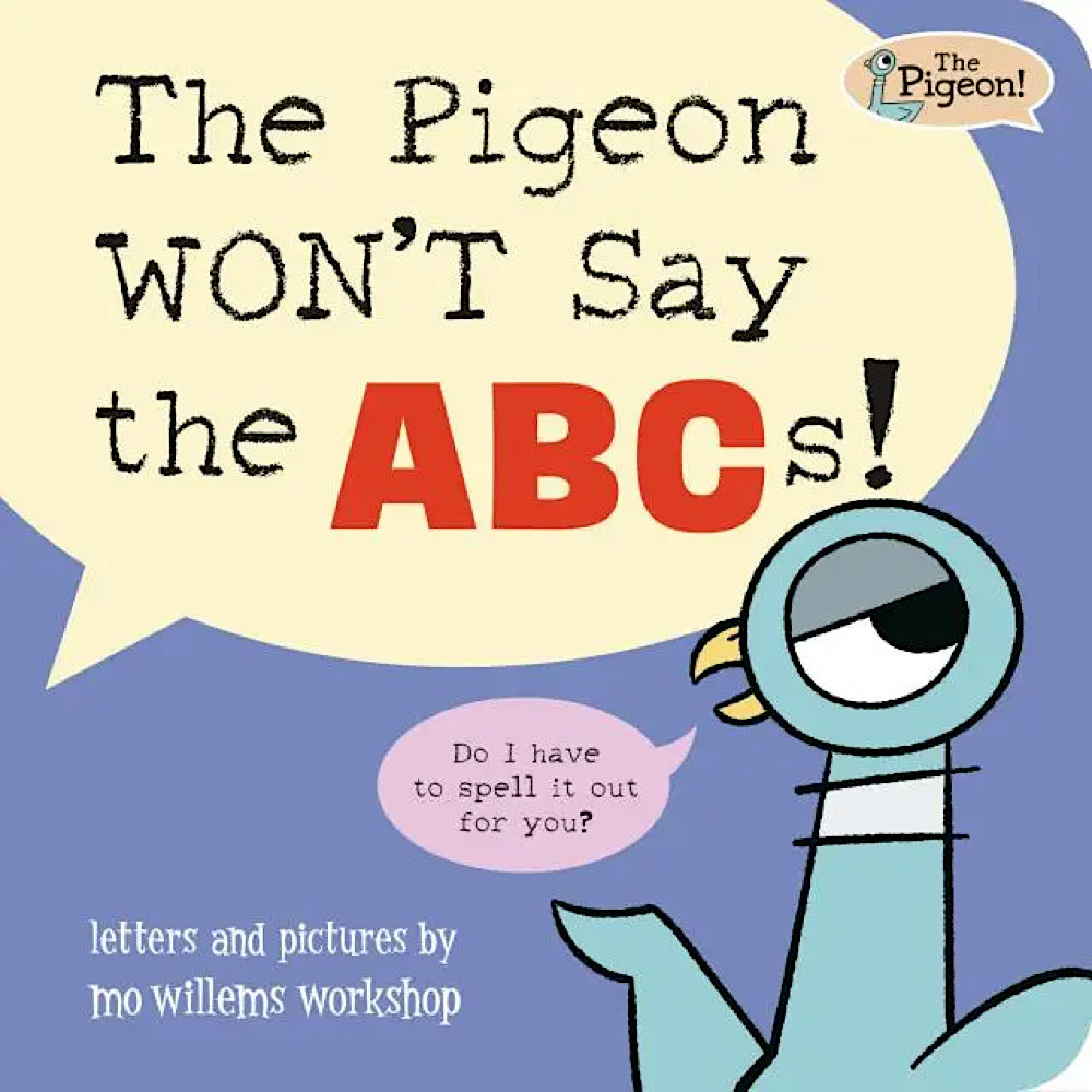 Hachette The Pigeon Won't Say the Abcs! Board Book