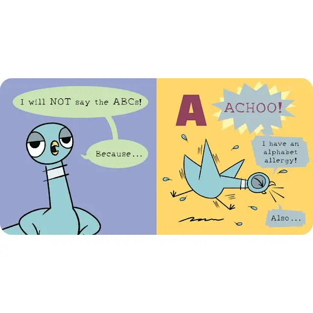 The Pigeon Won't Say the Abcs! Board Book