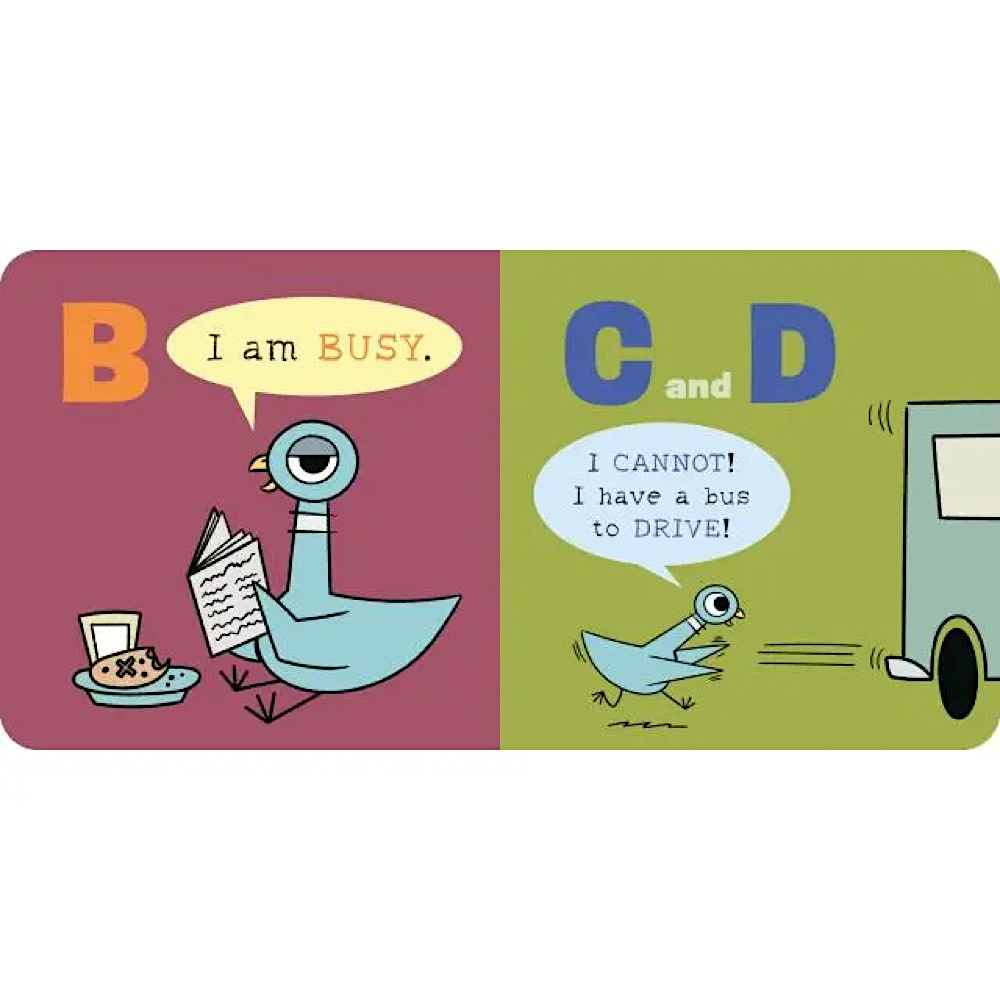 The Pigeon Won't Say the Abcs! Board Book