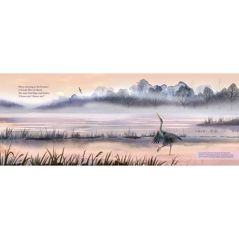 Heronry Hardcover Book
