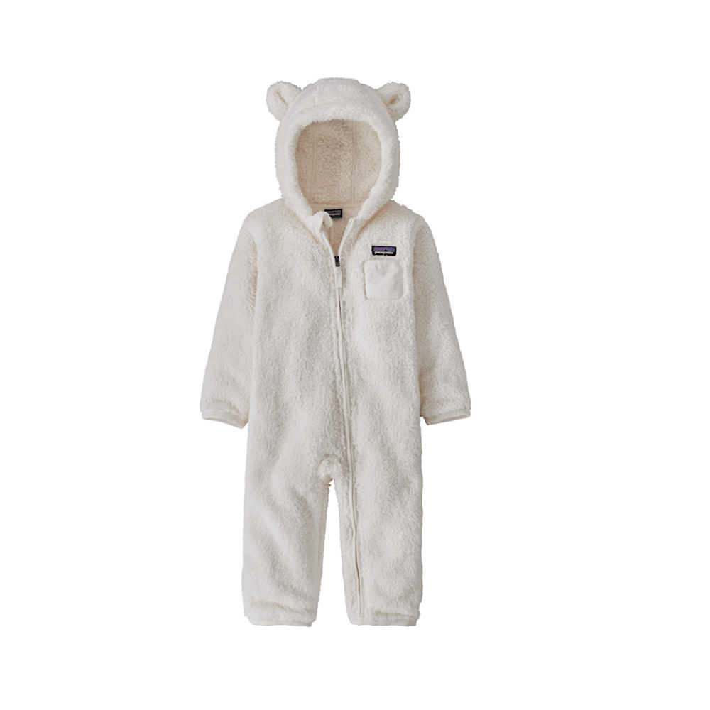 Patagonia - Baby Furry Friends Bunting - Birch White
