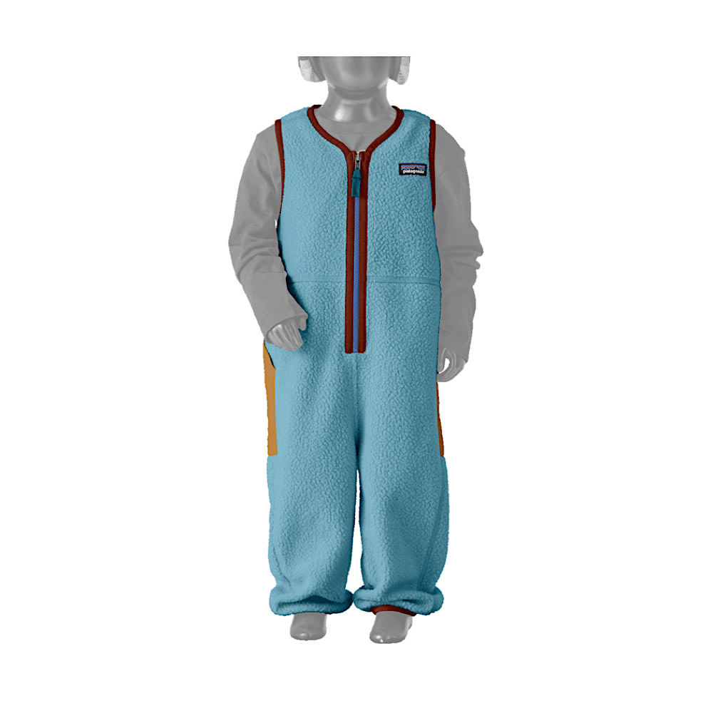 Patagonia - Baby Shearling Overalls - Snowmelt Blue