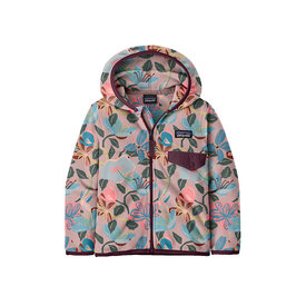Patagonia Patagonia - Baby Micro D Snap-T Jacket - Hopes and Blooms: Fuzzy Mauve