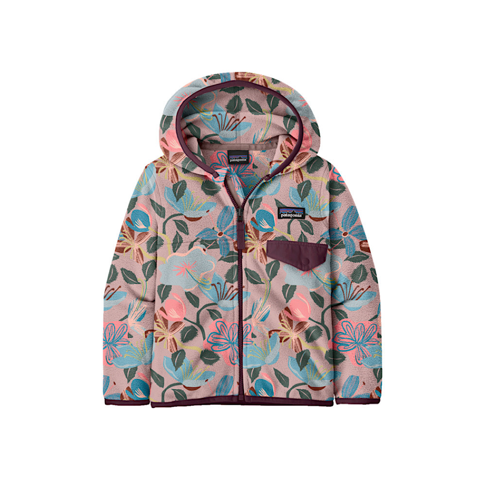 Patagonia - Baby Micro D Snap-T Jacket - Hopes and Blooms: Fuzzy Mauve