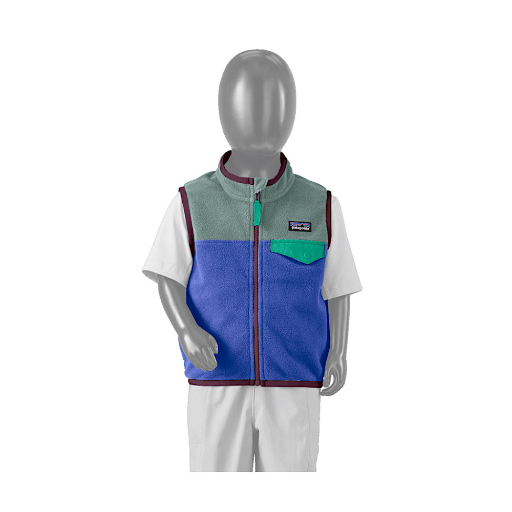 Patagonia - Baby Micro D Snap-T Vest - Fitz Roy Massif: Eddy Blue