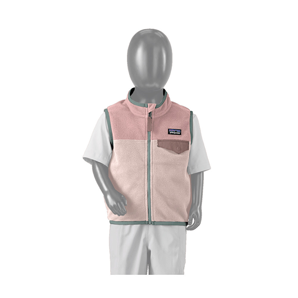 Patagonia Patagonia - Baby Micro D Snap-T Vest - Pink Frost