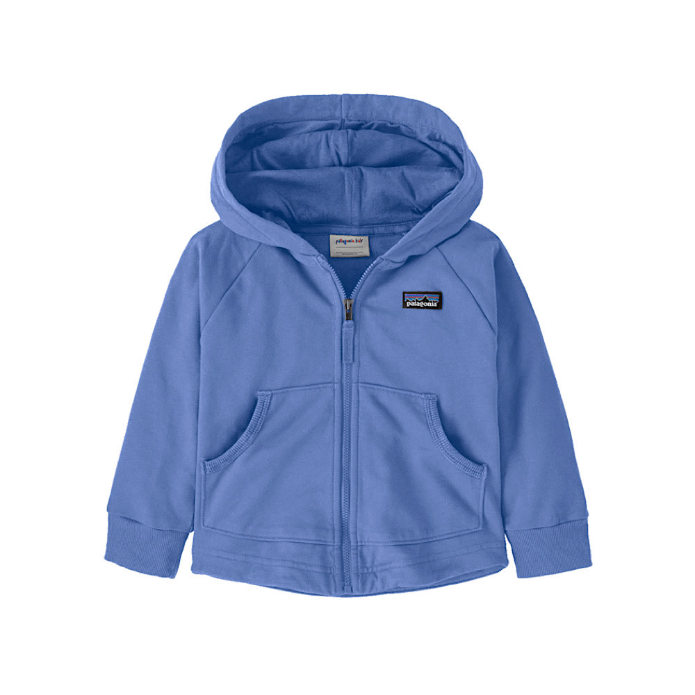 Patagonia Patagonia - Baby Full-Zip Hoody Sweatshirt - Diver Blue