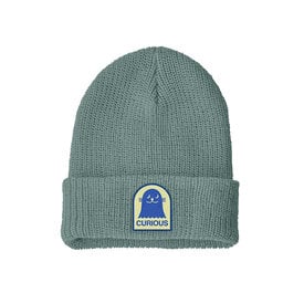 Patagonia Patagonia - Baby Logo Beanie - Curious Seal Patch: Cover Green