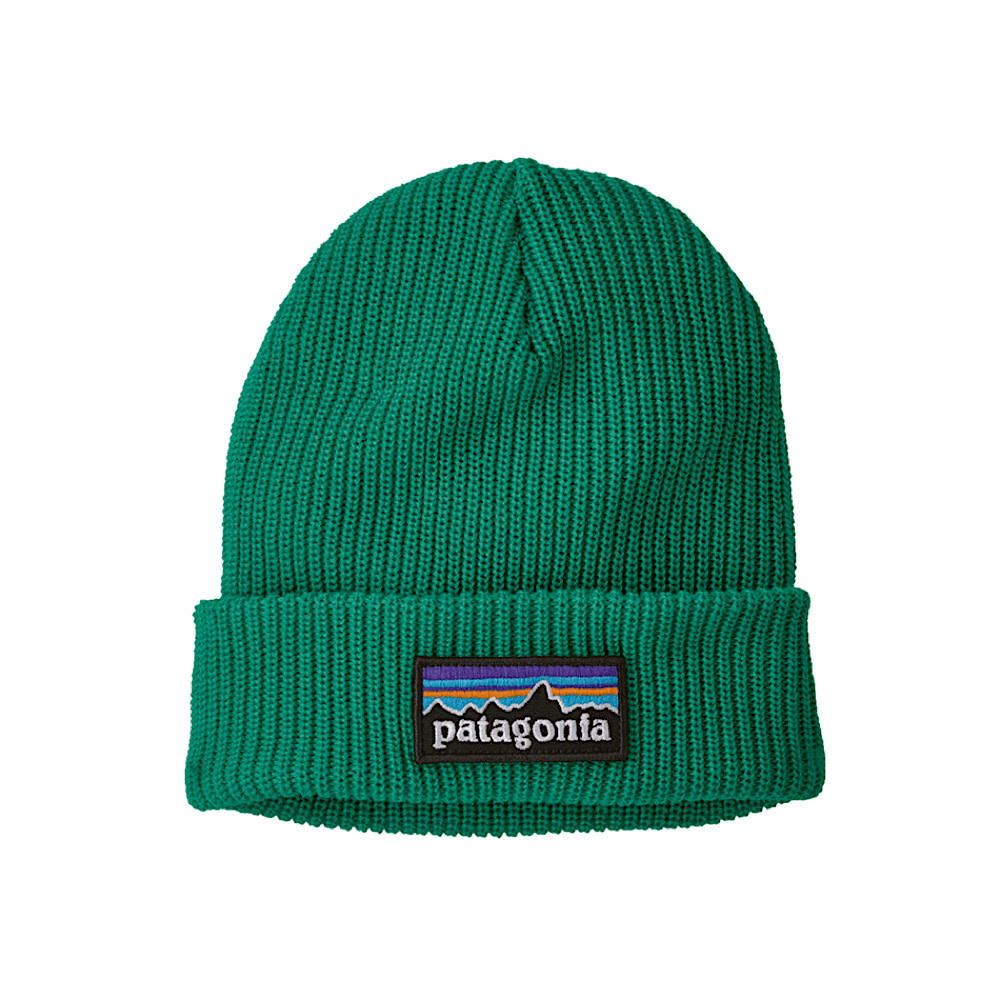 Patagonia Kids Logo Beanie - P-6 Logo - Solo Teal