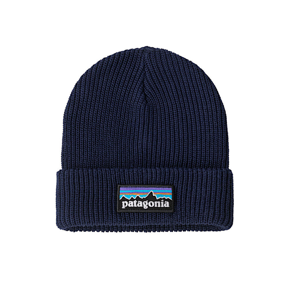 Patagonia Kids Logo Beanie - P-6 Logo - New Navy