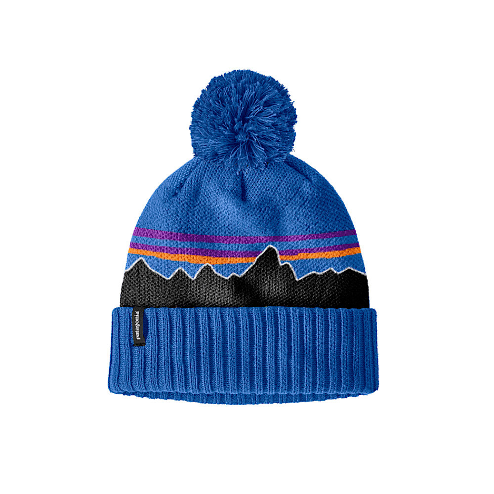 Patagonia - Kids Powder Town Beanie - Classic Fitz Roy - P6 Blue