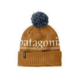 Patagonia Patagonia - Powder Town Beanie - Hut Tripper Logo - Cinnamon Brown