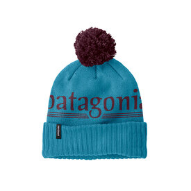 Patagonia Patagonia - Powder Town Beanie - Hut Tripper Logo - Mako Blue