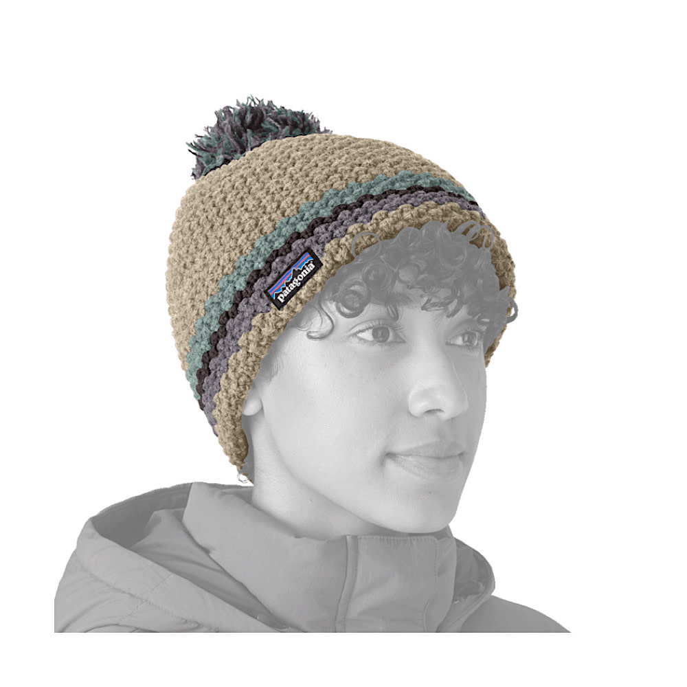 Patagonia - Snowbelle Beanie - Low Ridge Stipe - May Grey