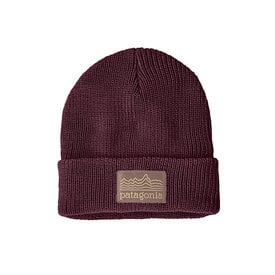 Patagonia Patagonia Kids Logo Beanie - Strata Stencil - Berry Fig