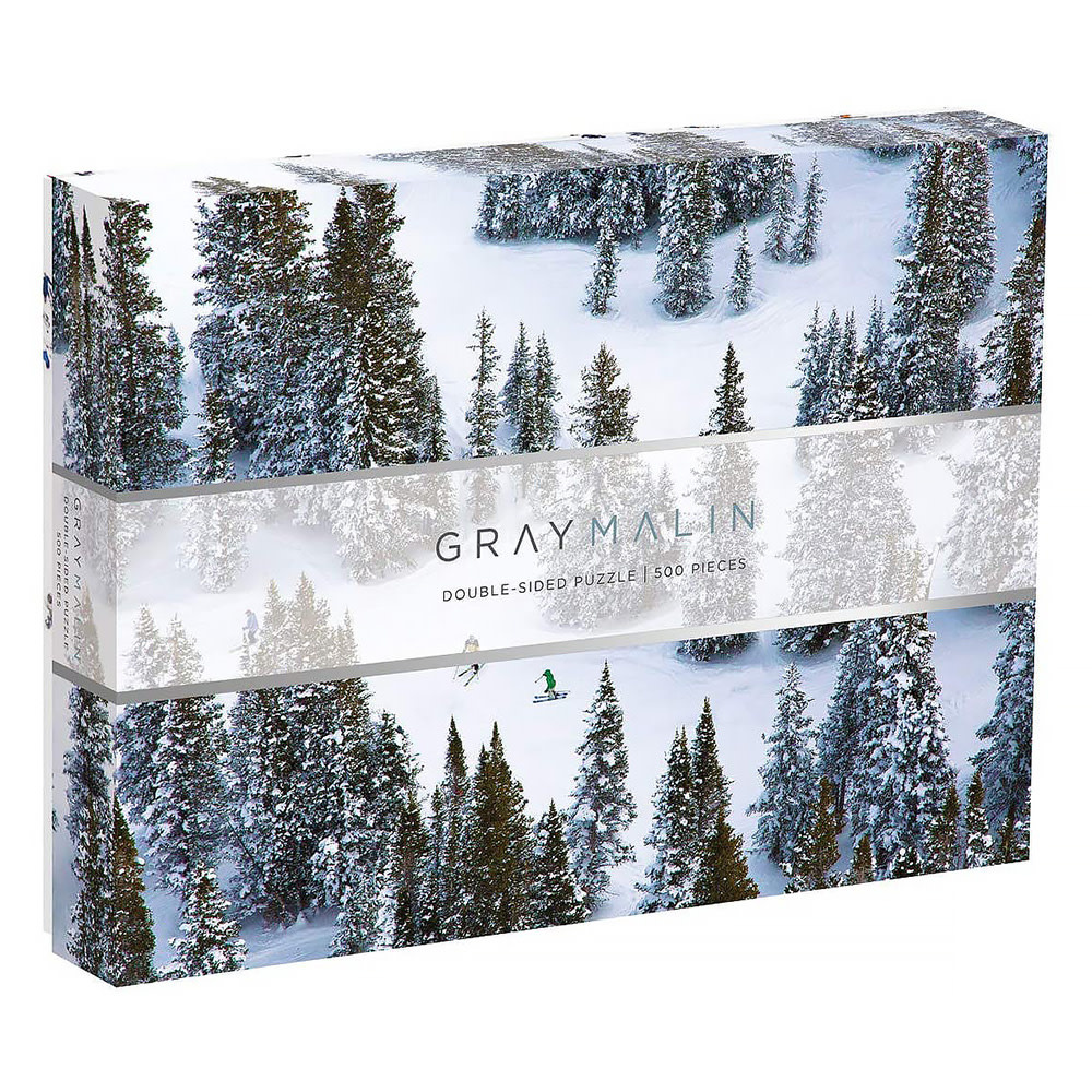 Chronicle Gray Malin The Snow 500 Piece Double Sided Puzzle