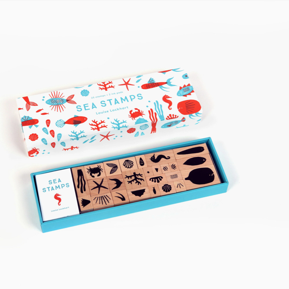 Sea Stamps Set