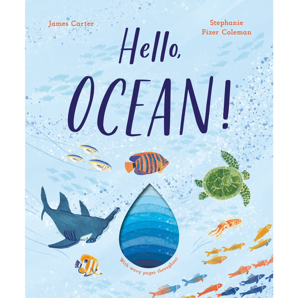 James Carter Hello, Ocean! Hardcover Book