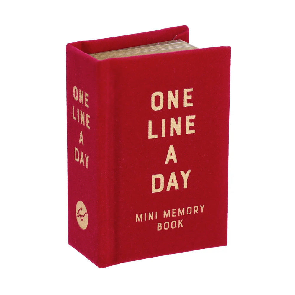 Chronicle Mini One Line A Day - Rose Velvet