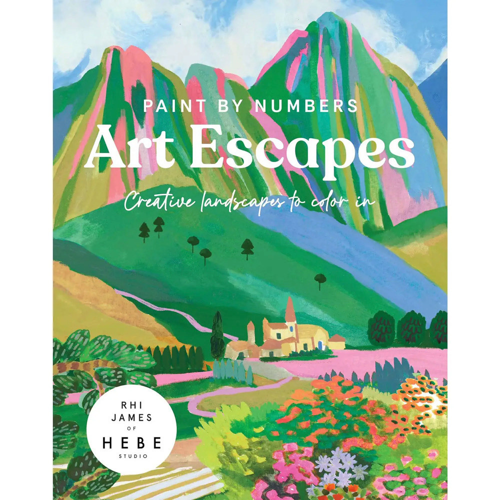 Chronicle Paint By Numbers: Art Escapes Paperback Book