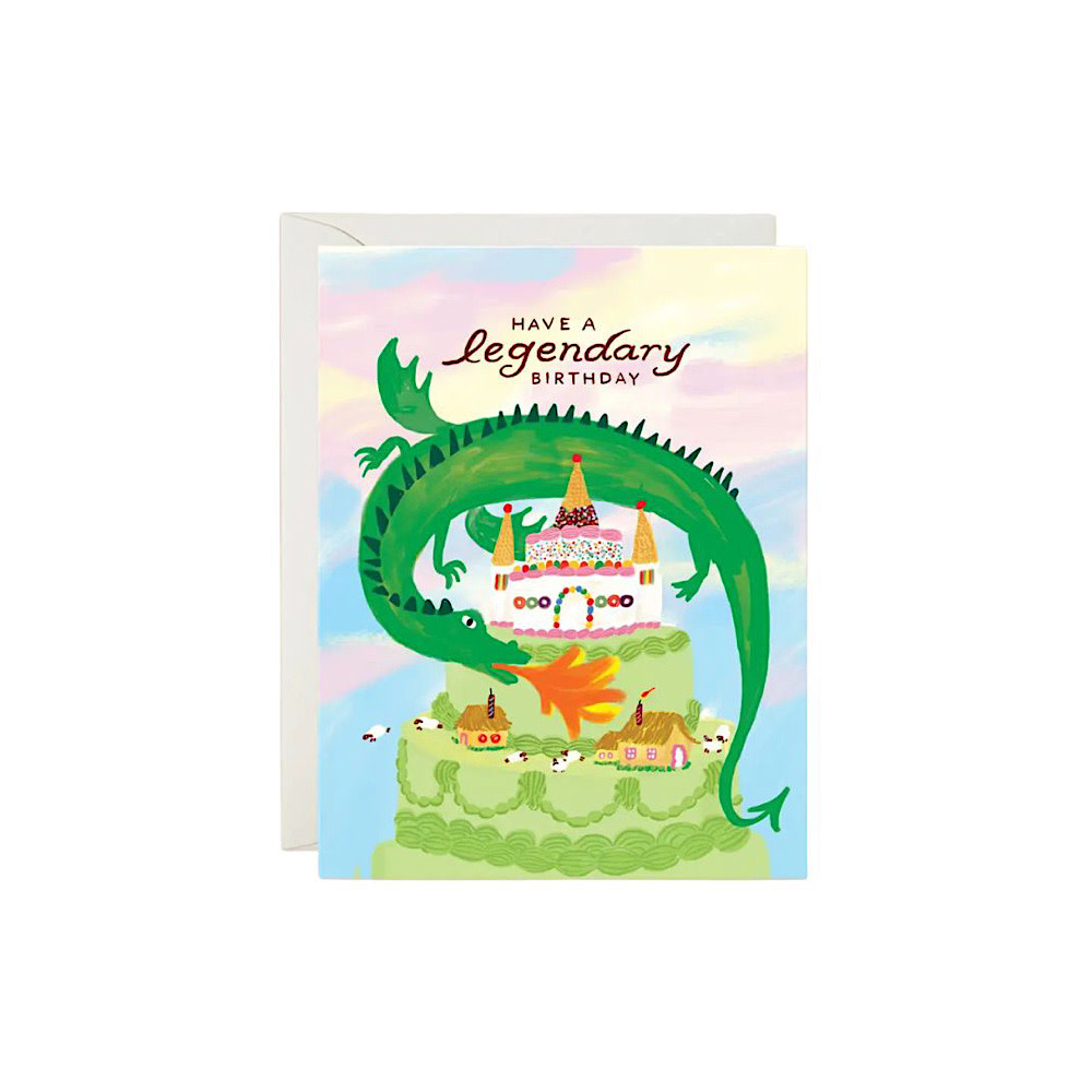 Karen Schipper Card - Legendary Dragon Birthday