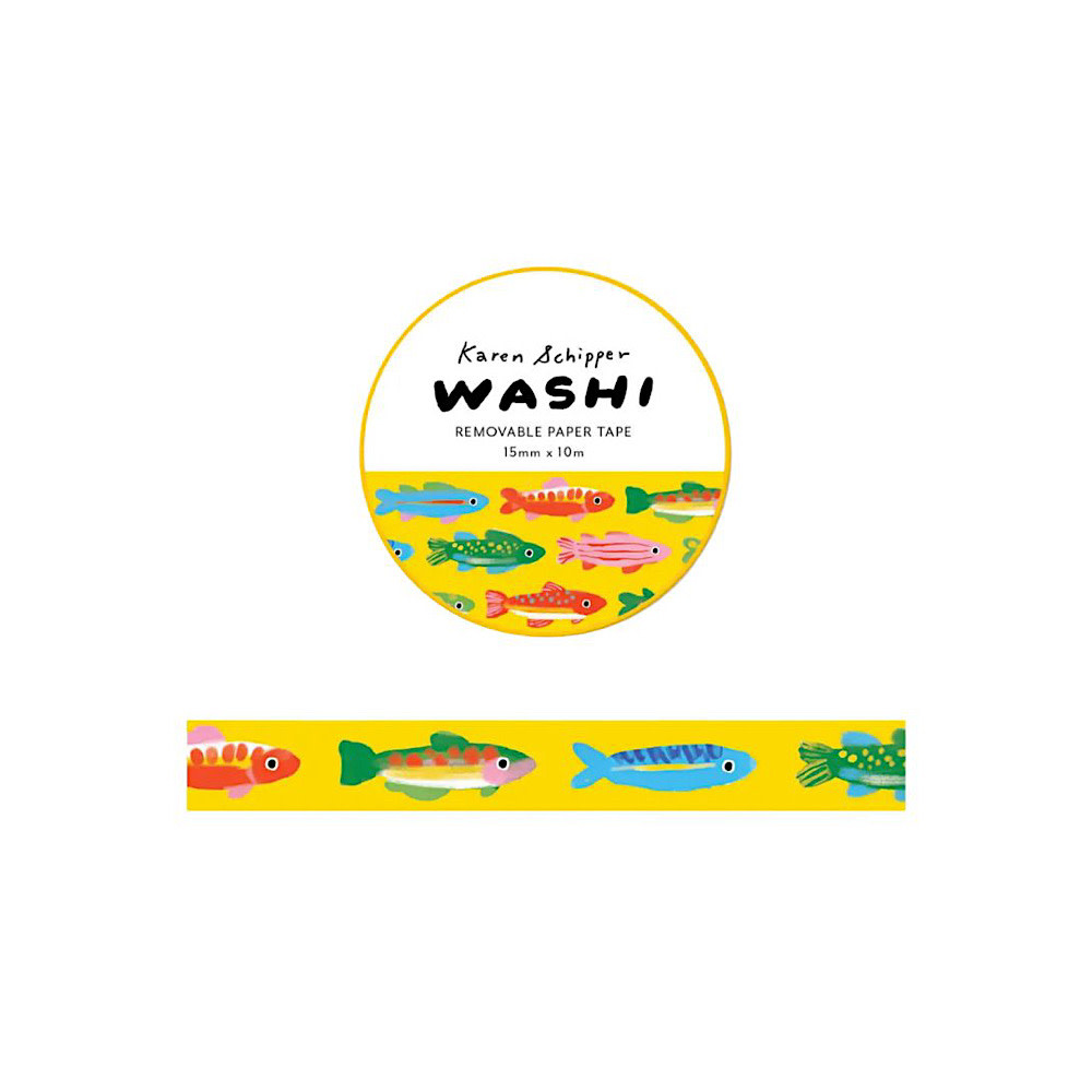 Karen Schipper Karen Schipper Washi Tape - Summer Fish