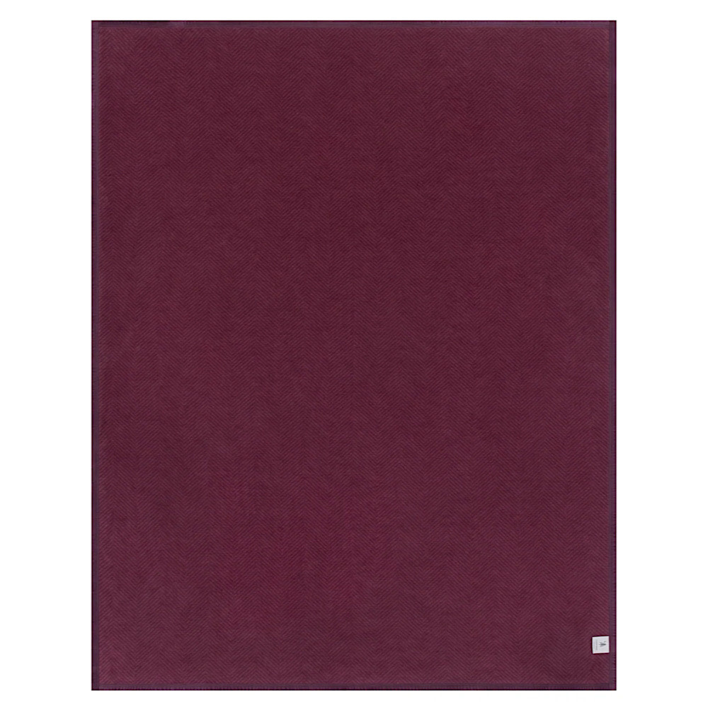 ChappyWrap Original Blanket - Harborview Herringbone - Plum