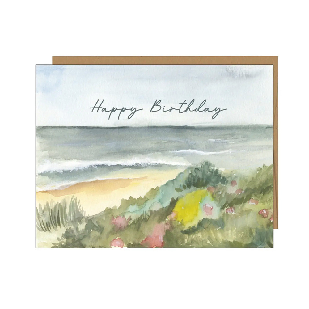 Jessica Frasz Studio Jessica Frasz Studio Card - Coastal Summer Ocean Birthday