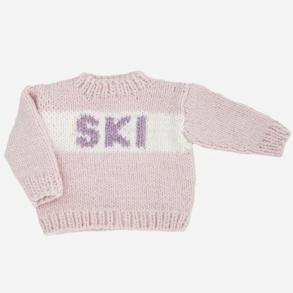 The Blueberry Hill Baby Ski Sweater Baby Pink