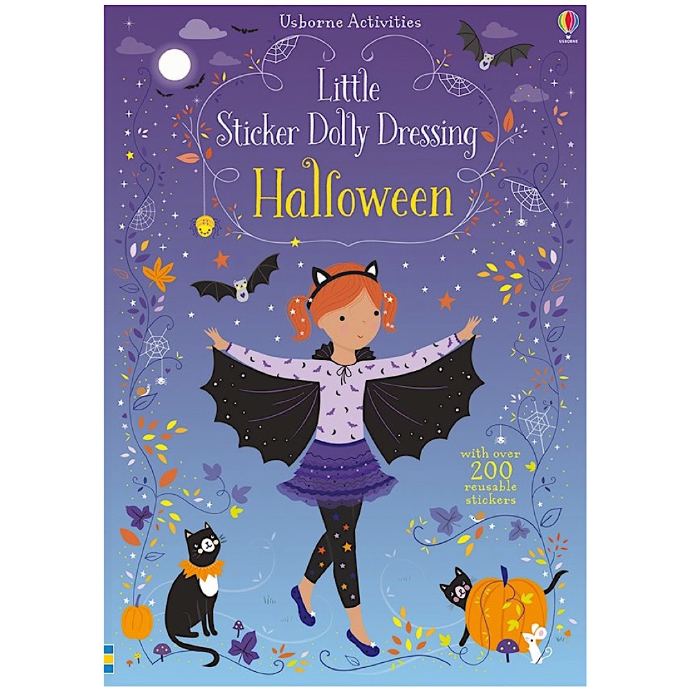 Usborne Little Sticker Dolly Dressing Activity Book - Halloween