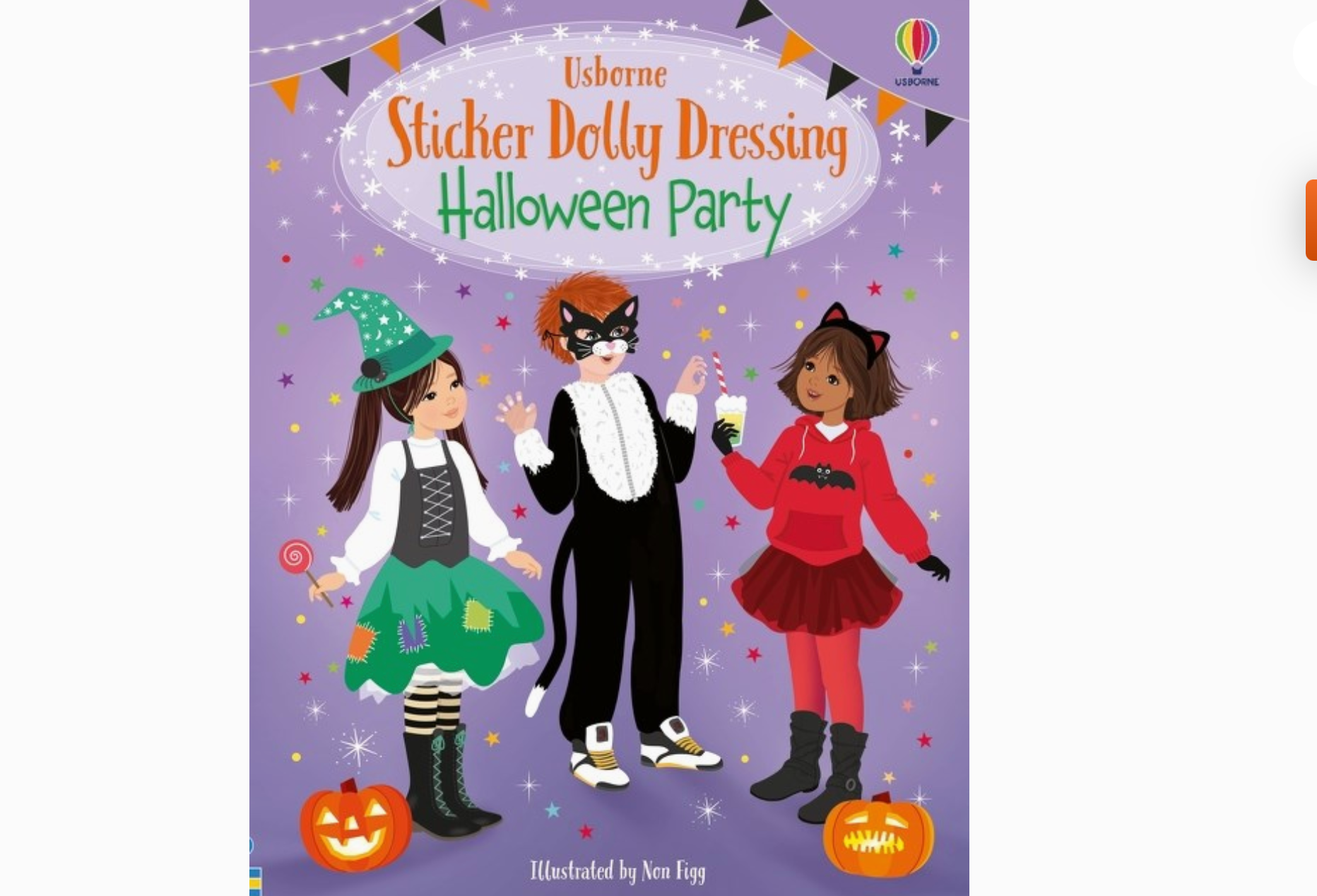 Harper Collins Sticker Dolly Dressing Activity Book - Halloween Party