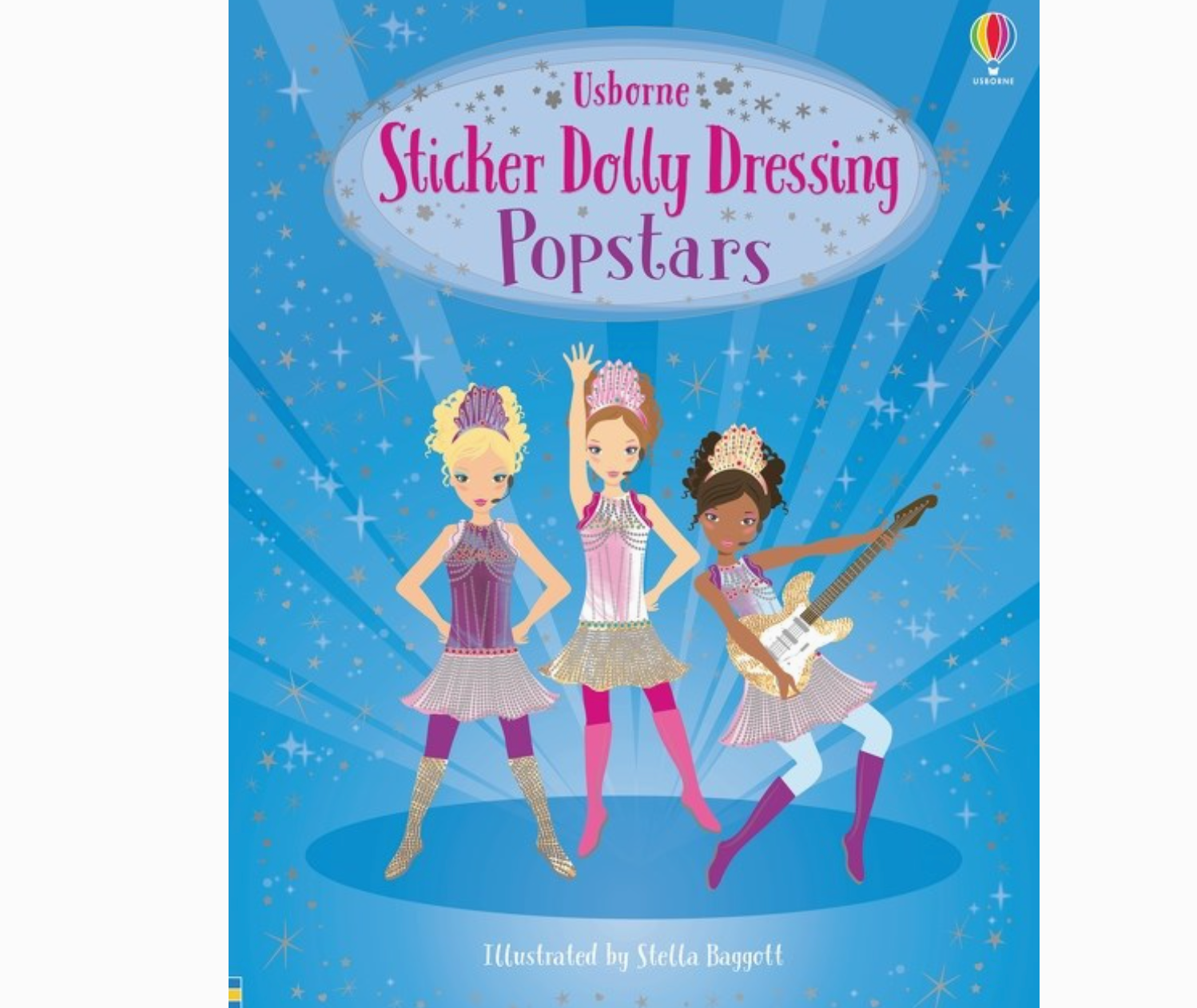 Harper Collins Sticker Dolly Dressing Activity Book - Popstars