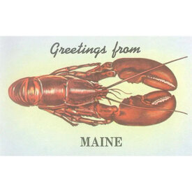  Postcard ME-257 - Greetings from Maine Lobster