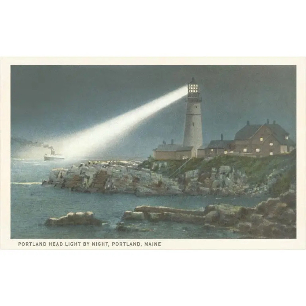 Postcard ME-249 - Casco Bay Lighthouse