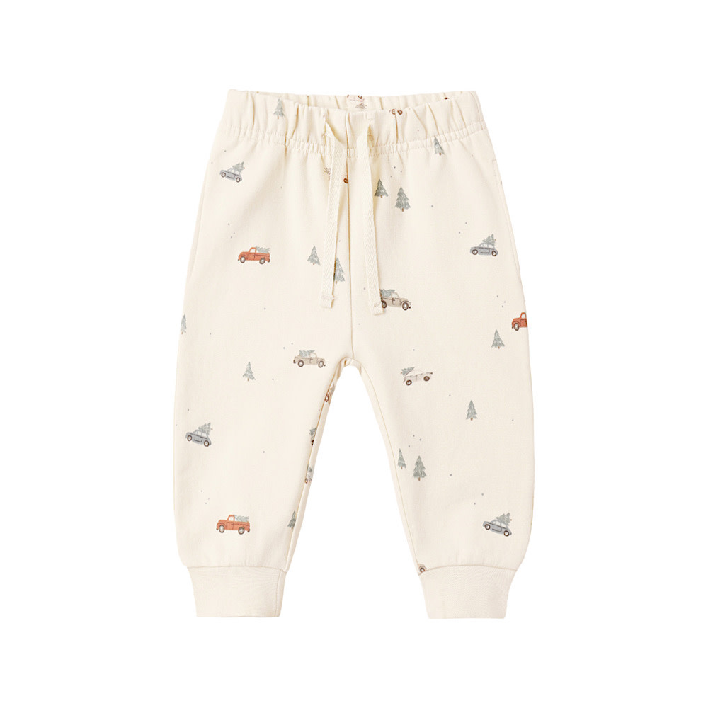Quincy Mae Relaxed Fleece Sweatpants - Holiday Drive