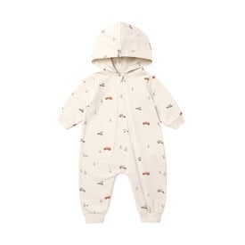 Quincy Mae Quincy Mae Hooded Jumpsuit - Holiday Drive