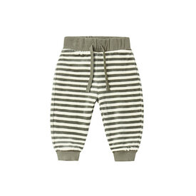 Quincy Mae Quincy Mae Velour Relaxed Sweatpants - Spruce Stripe