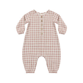 Quincy Mae Quincy Mae Woven Jumpsuit - Christmas Plaid