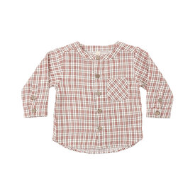 Quincy Mae Quincy Mae Milo Shirt - Christmas Plaid