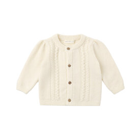 Quincy Mae Quincy Mae Holly Cardigan - Natural