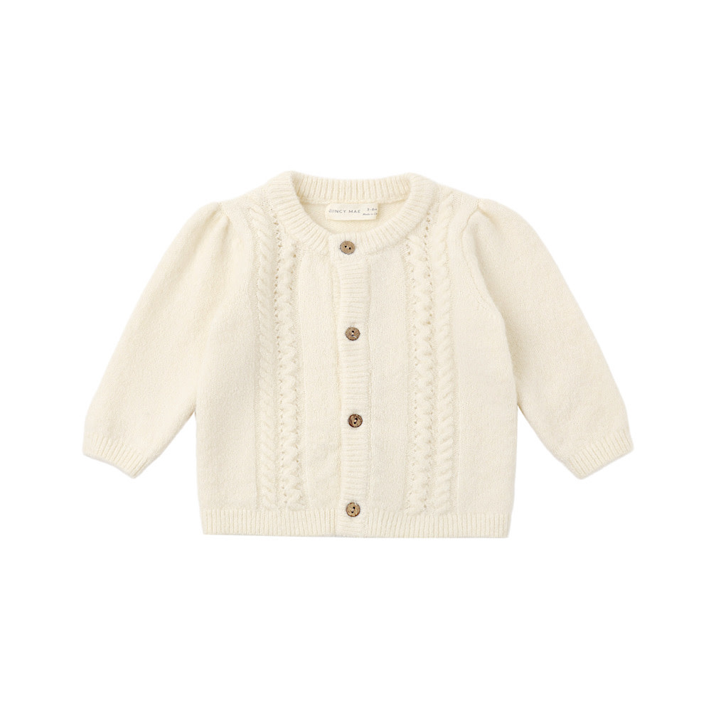 Quincy Mae Holly Cardigan - Natural