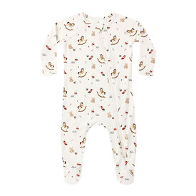 Quincy Mae Quincy Mae Bamboo Zip Footie - Toy Chest