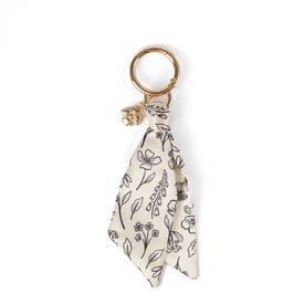 Elyse Breanne Design Elyse Breanne Design Satin Keychain - Pressed Floral