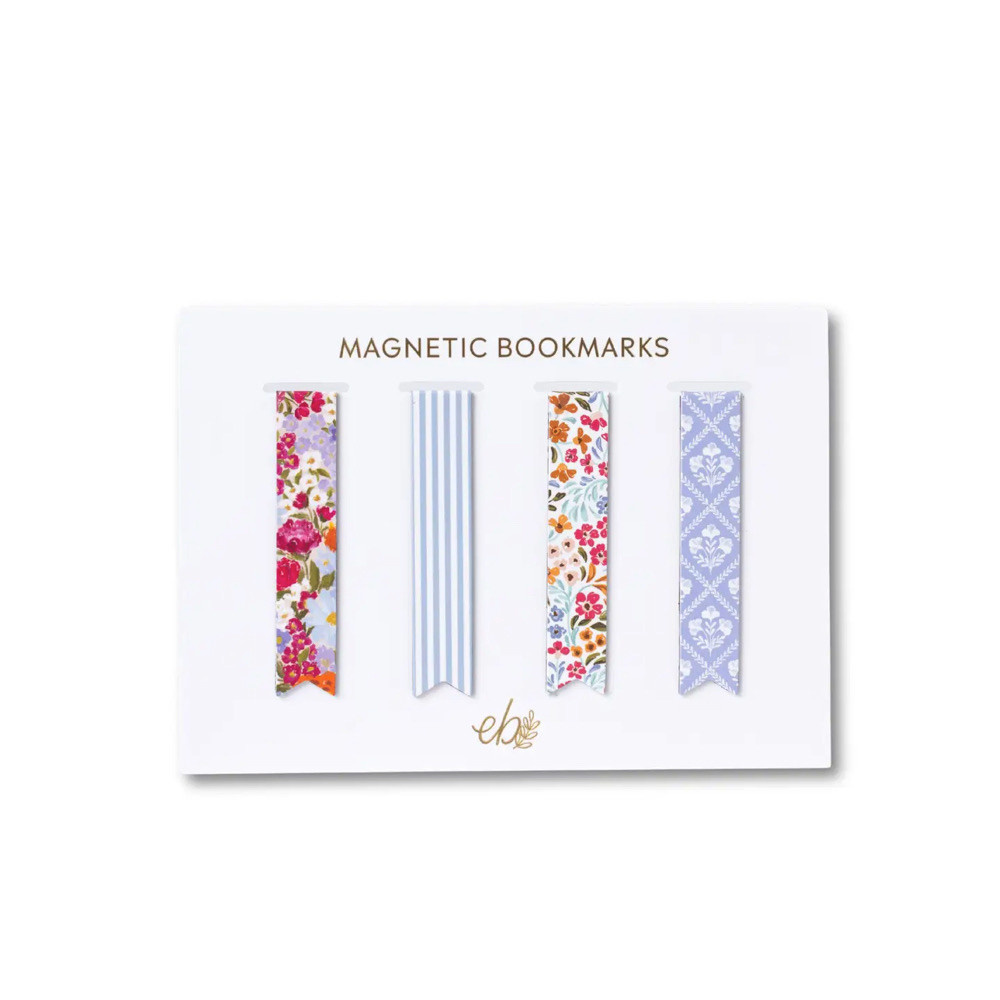 Elyse Breanne Design Magnetic Bookmarks - Set of 4 - Primavera