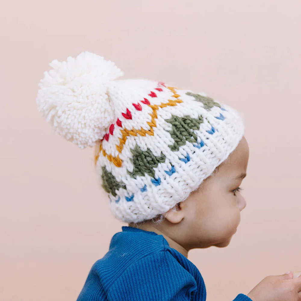 The Blueberry Hill Baby Tree Fair Isle Hat