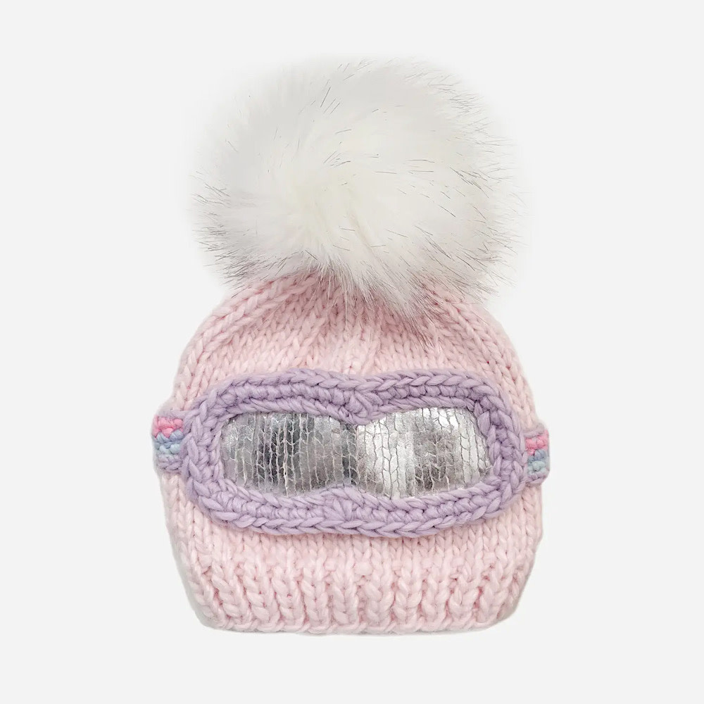 The Blueberry Hill The Blueberry Hill Adult Ski Goggles Hat Pink