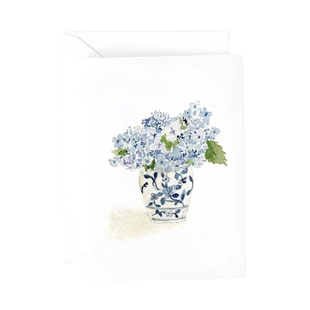 Emily Lex Studio Mini Notecard - Hydrangea Bouquet